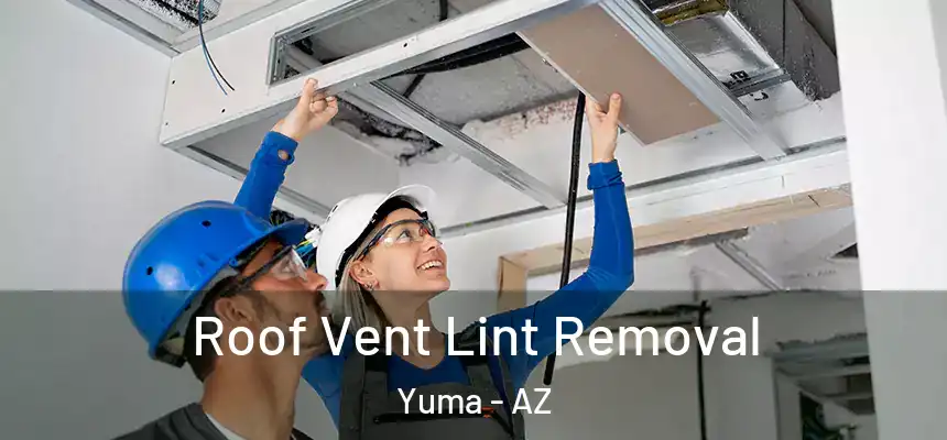Roof Vent Lint Removal Yuma - AZ