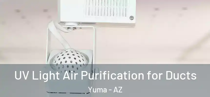  UV Light Air Purification for Ducts Yuma - AZ